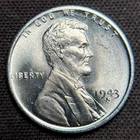 1943-S Lincoln Steel Cent 1c Mint State BU