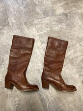 Frye Jane Tall Women's Brown Leather Boots size 9 B