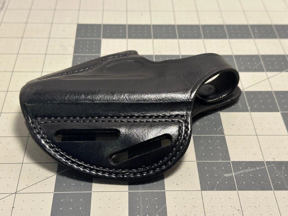 Bianchi 18628 Model 7 Shadow II Black Leather OWB RH Holster, SIG P232 & Walther - Image 4 of 4