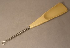 Py-Ra-Lin Celluloid Shoe Horn with Attached Shoe Button Hook