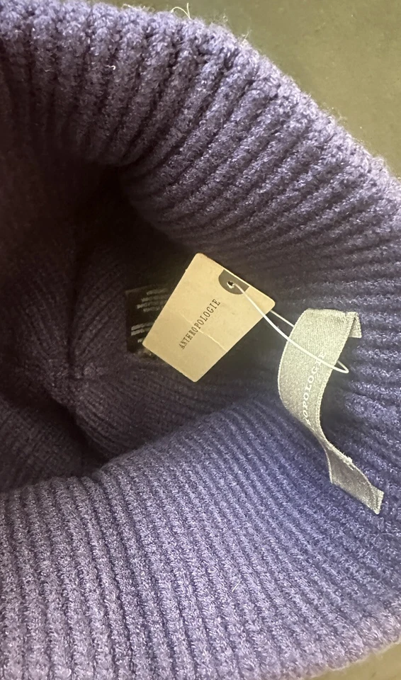 Gorro Anthropology cristal adornado azul marino Foto 3 de 4