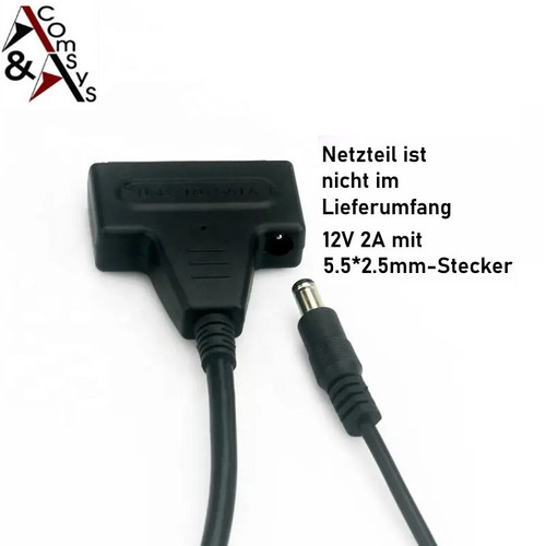 Adapter Dual USB 3.0 zu SATA 7+15Pin 2.5"+3.5" Festplatte HDD SSD Netzteil-Ansch - Bild 3 von 7