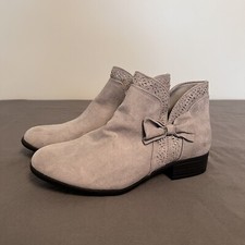 Kohl s Girls Alexa Grey Model Bootie W/ Memory Foam Insole Size 5