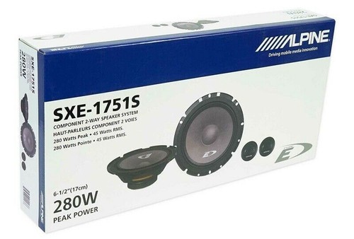 Alpine SXE-1751S 6.5" 220w Component+SXE-6926S 6x9" 280w Car Coaxial Speakers - Picture 7 of 14