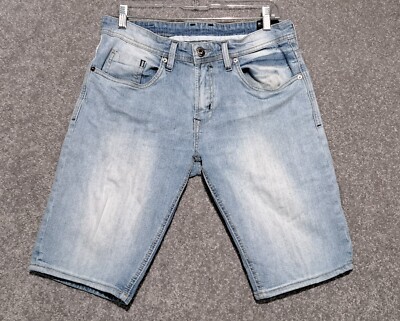 Buffalo David Bitton Men's Shorts 32 Denim Evan-X Basic Distress