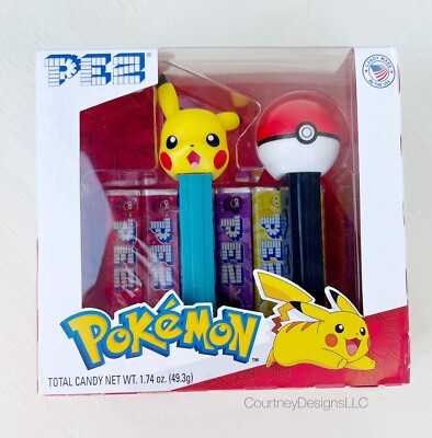 PEZ Pokémon Gift Set (Pikachu Laughing & Poké Ball) Retired