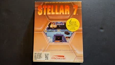 Stellar 7 PC DOS 1990 Vintage Video Game Sierra Dynamix CD 3.5" Floppy Big Box