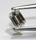 GIA certified .70ct SI1 H loose emerald cut fancy natural diamond — photo 3