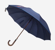 Wooden Stick Shade in Blue Fibreglass Pole 190T - Pongee Cover Lighthouse Motif