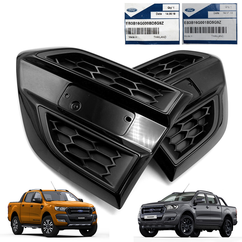 Rh+Lh Genuine Side Vent Fender Black Fits Ford Ranger XLT Wildtrak