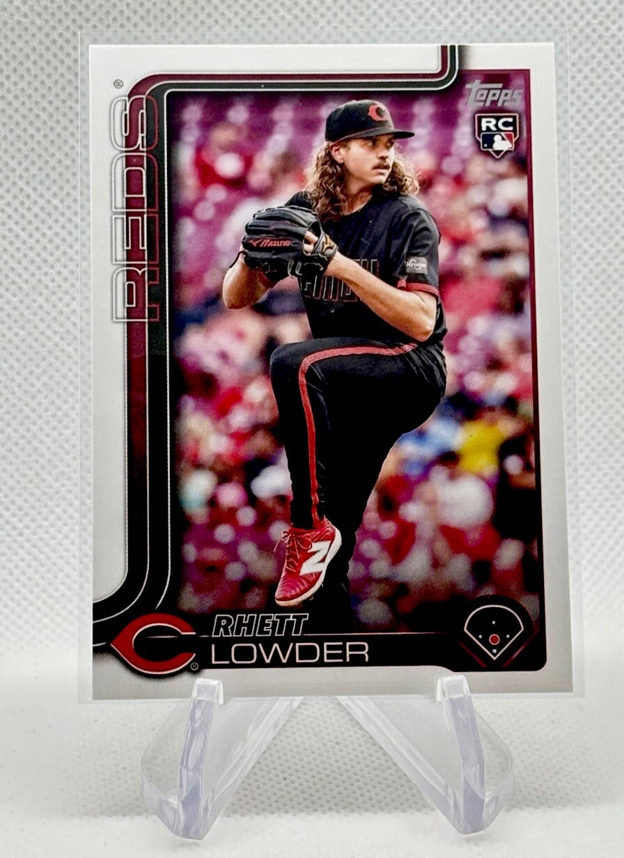 2025 Topps Series 1 Rhett Lowder Base Rookie Card #205 - Reds