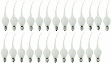 Silicone Dipped Country Style, 6 Watt, S6 Shape Electric Candle Lamp 25 Pack