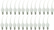 Silicone Dipped Country Style, 6 Watt, S6 Shape Electric Candle Lamp | 25 Pack