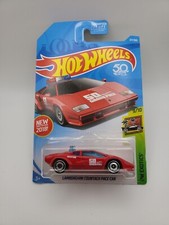 2018 Hot Wheels Lamborghini Countach Pace Car Red 217/365 Hw Exotics 9/10