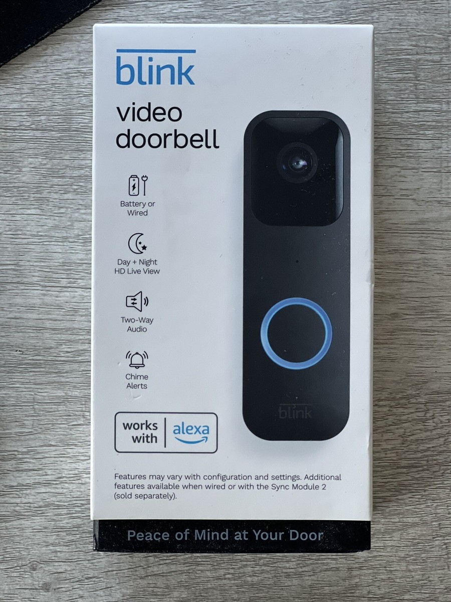 Blink Video Doorbell - Black (Standalone) 840080584669| eBay