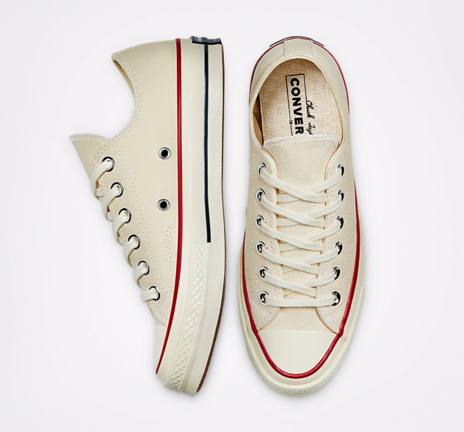 Converse Chuck Taylor All Star Chuck 70 Classic Iconic Canvas Shoes Natural