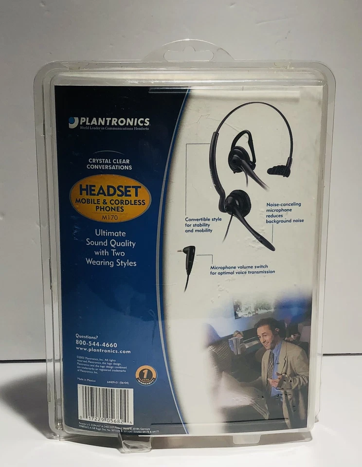 Plantronics M170 Mono Headset Cisco 921 922 941 942 Polycom 320 321 330 331 - Image 4 of 4