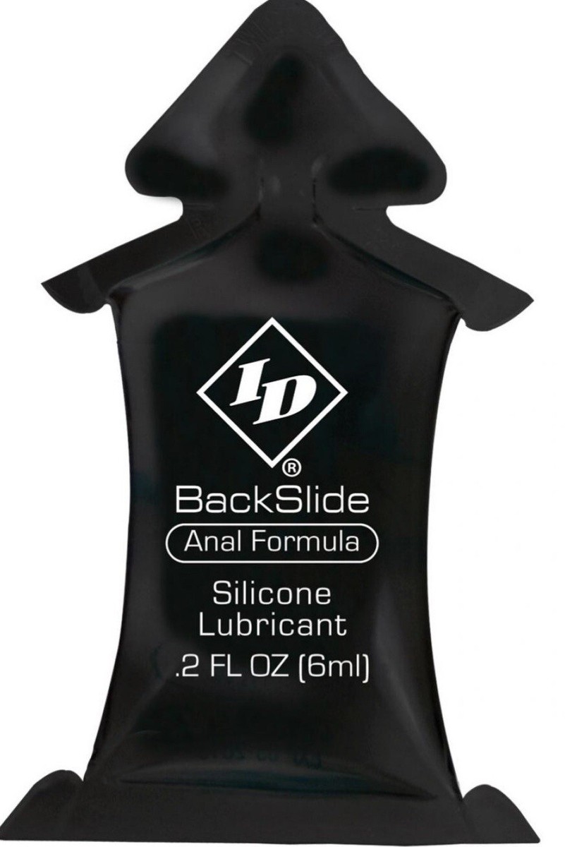ID Backslide Silicone .2fl Oz - Anal Formula Personal Lubricant Lube 50  Pack