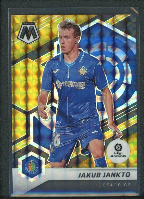 2021-22 JAKUB JANKTO 7/8 PANINI MOSAIC LALIGA SANTANDER GOLD
