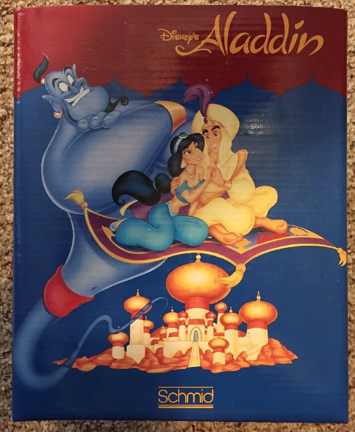 Disney Treasures Magic Carpet Aladdin Genie Figurative Music Box