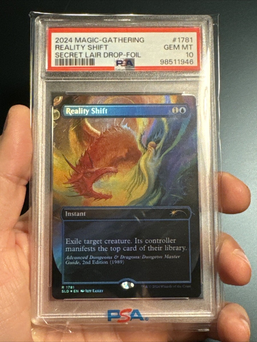 2024 MTG Secret Lair Drop FOIL Reality Shift #1781 D&D PSA