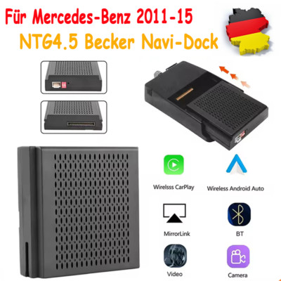 Wireless Carplay Android Modul für Mercedes-Benz NTG4.5 Becker Navi-Dock 2011-15