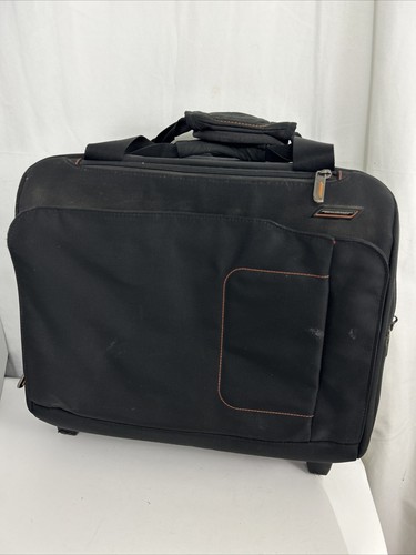 Briggs & Riley VBR412X-4 Expandable Black Rolling Wheeled Briefcase Laptop Bag