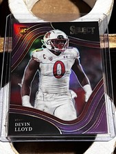 Devin Lloyd 2022 Panini Select Draft FIELD LEVEL Rookie #199 JAGUARS SSP /75