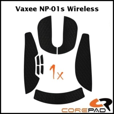 Corepad Soft Grips black Vaxee NP-01 & NP-01s Mouse Grip Tapes Self-Adhesive
