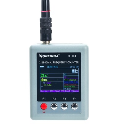 Frequency Counter 2-2800MHz SURECOM SF-103 For DMR & Analog Two Way Radio