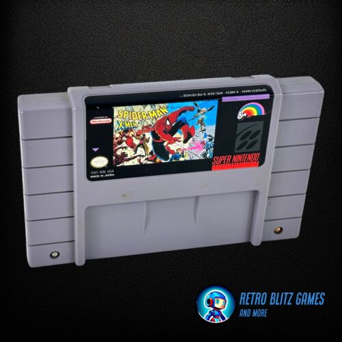 SNES Spiderman and X-Men Arcade's Revenge (Super Nintendo, 1992) - Picture 1 of 3