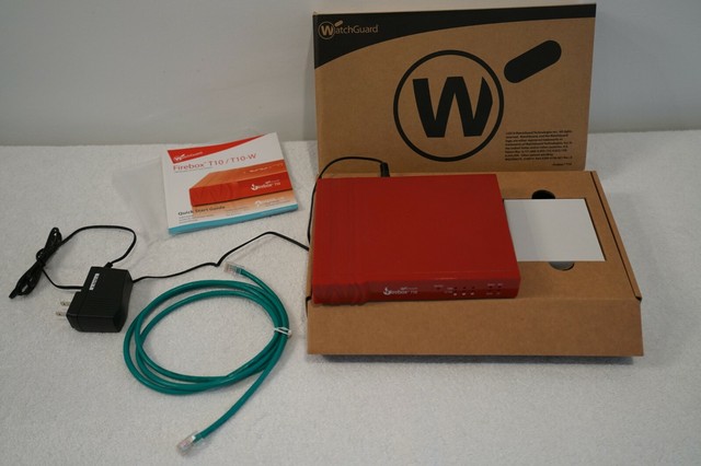 Best Home Firewall Appliance 2021 WATCHGUARD FIREBOX T10 COMPLETE W BOX ACTIVE SUBSCRIPTION 5/2021 