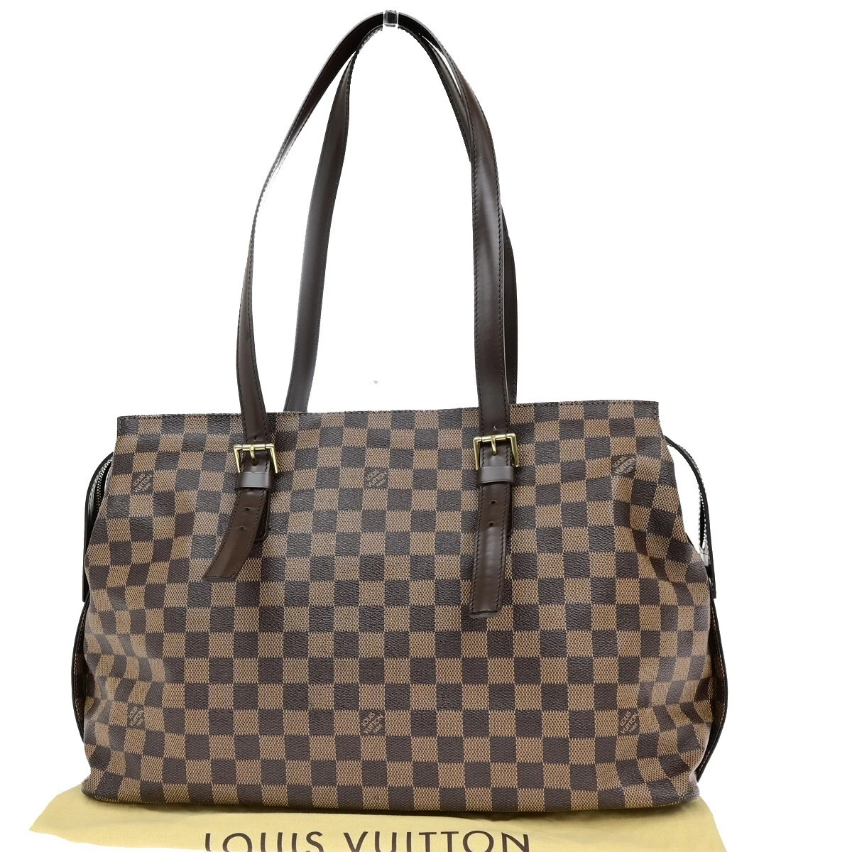 LOUIS VUITTON（LV） Borsa a tracolla Louis Vuitton Chelsea Damier Ebene in pelle BN N51119 95ED715