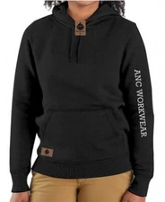 Anc Workwear Women Black Mid-Weight Hoodies