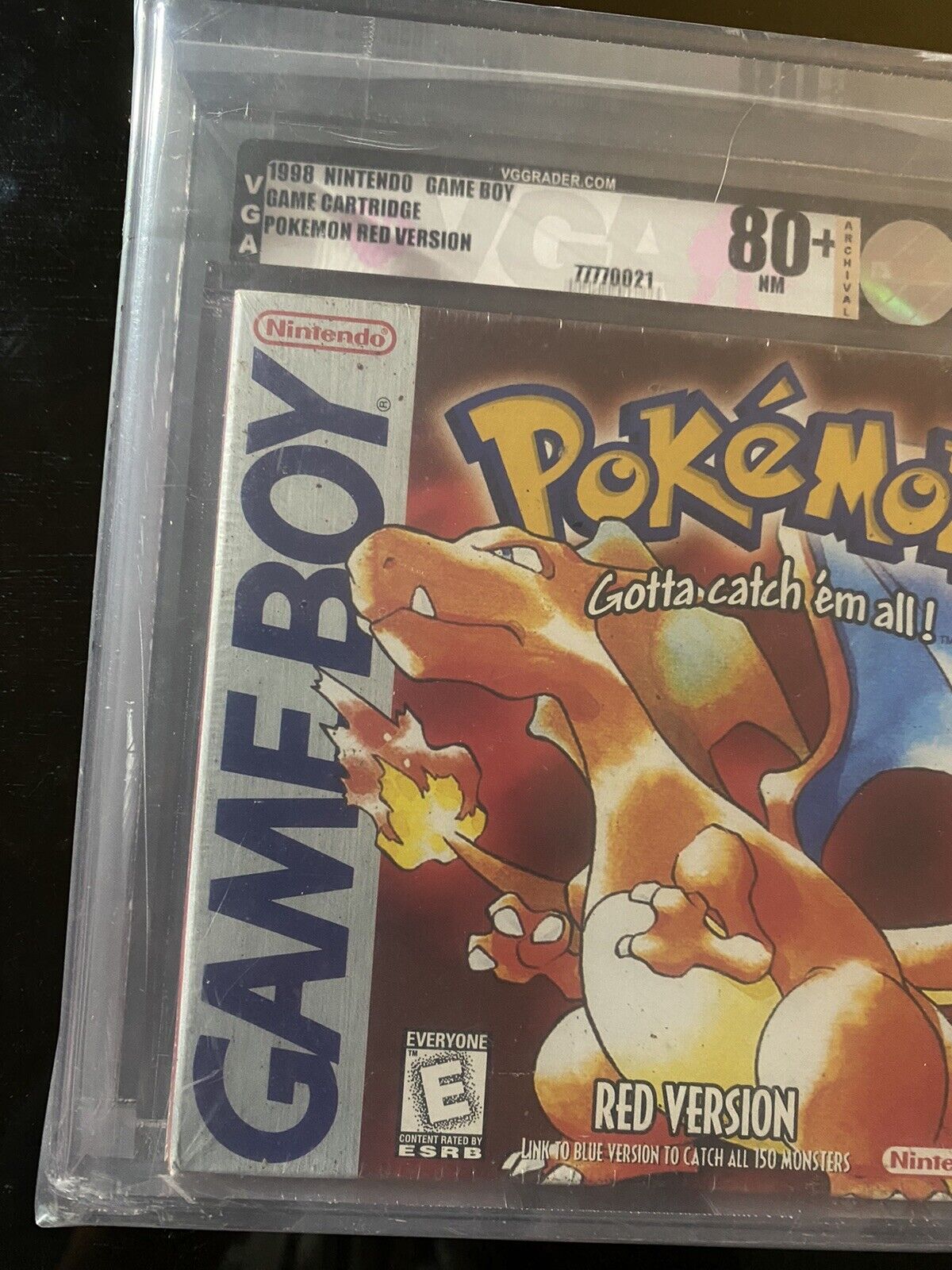 Brand New Sealed Pokemon Fire Red Nintendo Gameboy WATA Graded 8.0 A