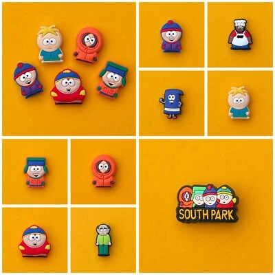 Schuhstecker/Shoe Charms/Anstecker/Set für SOUTH PARK/ERIC/KENNY/STAN/KYLE* Fans