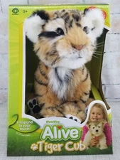WowWee Alive Orange Tiger Cub Exclusive Brand New in Box Works Motorized Plush