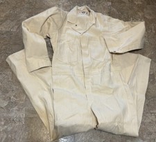 Vtg Stonecutters Cream Coveralls Sz 40 NWOT