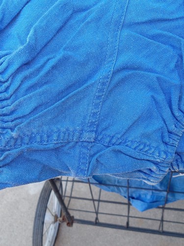 Vintage Moore M Gym Suit Blue Romper 50s 60's Stylized "NAKAMURA" Sz12 Style 26 - Picture 6 of 10