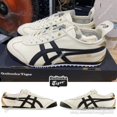 Onitsuka Tiger Mexico 66 Cream/black Sneakers - Classic Unisex Athletic Shoes
