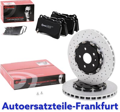 BREMBO Bremsscheiben + Beläge VORNE OPEL INSIGNIA 2.8 V6 Turbo OPC SAAB 9-5 YS3G