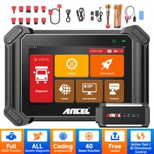 ANCEL V6 HD Heavy Duty Truck Scanner All System DPF Regen Diesel Diagnostic Tool