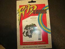 DEEP PURPLE TATTOOS VINTAGE DEADSTOCK 1993 RAD BROCKUM RICHIE BLACKMORE