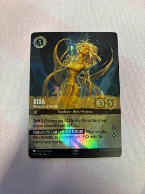 2024 Kida Protector of Atlantis Enchanted Foil 206/204 TCGR