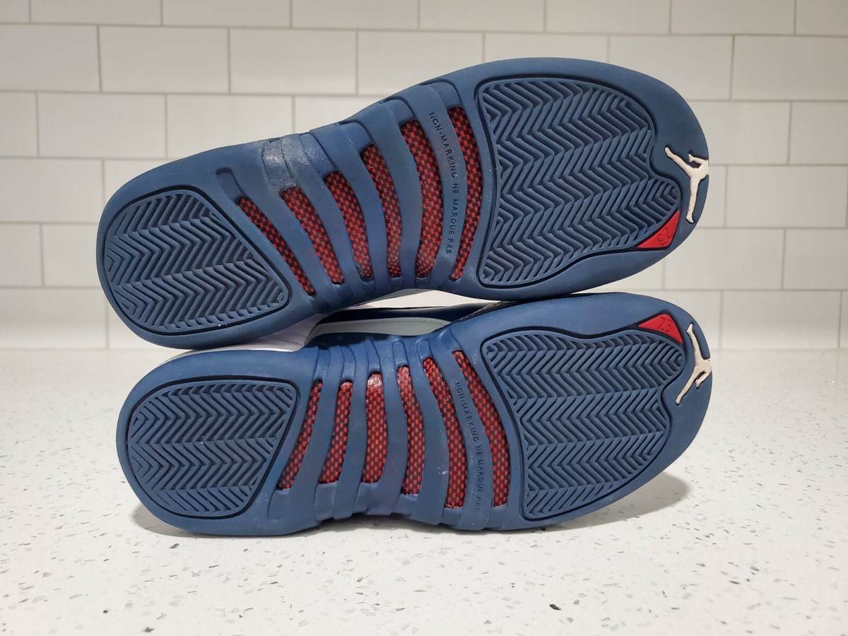 Nike Air Jordan 12 Retro BG Youth Size 6Y Shoes White French Nike Air Jordan 12 Retro BG Youth Size 6Y Shoes White French