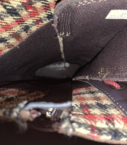 Timberland Savin stivaletto donna pelle metà polpaccio stringato con zip laterale taglia 3,5 - Foto 8 di 12