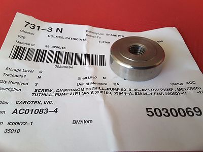 TUTHILL DIAPHRAGM SCREW PUMP 52-8-46-A2  NEW NOS $59