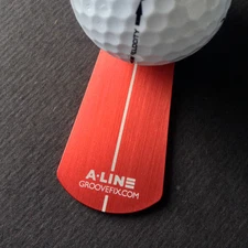 A-LINE BALL MARKER PUTTING AID – ARROW – IMPROVE YOUR 1 PUTT % (LineFix NOT inc)