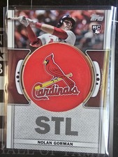 2023 Topps #TLP-NG Nolan Gorman Commemorative Team Logo Patches