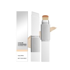 Ivory White 2-in-1 Color Changing Foundation Stick   Lightweight, Matte  Hydrat